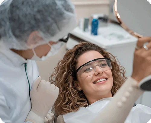 happy dental patient
